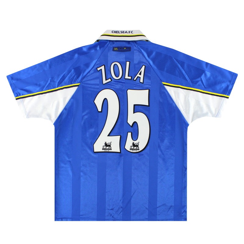Chelsea Zola Retro 1997-1999 Home Jersey