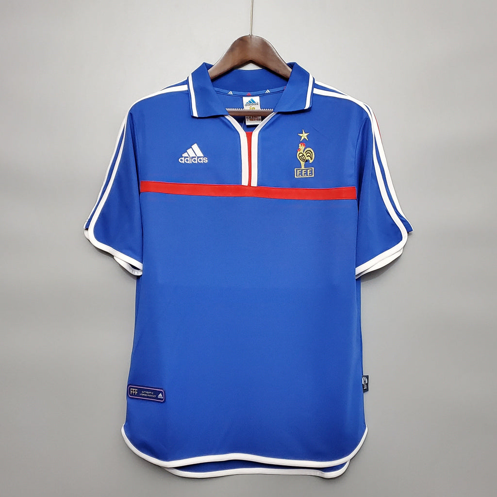 France Zidane Retro 2000 Home Jersey