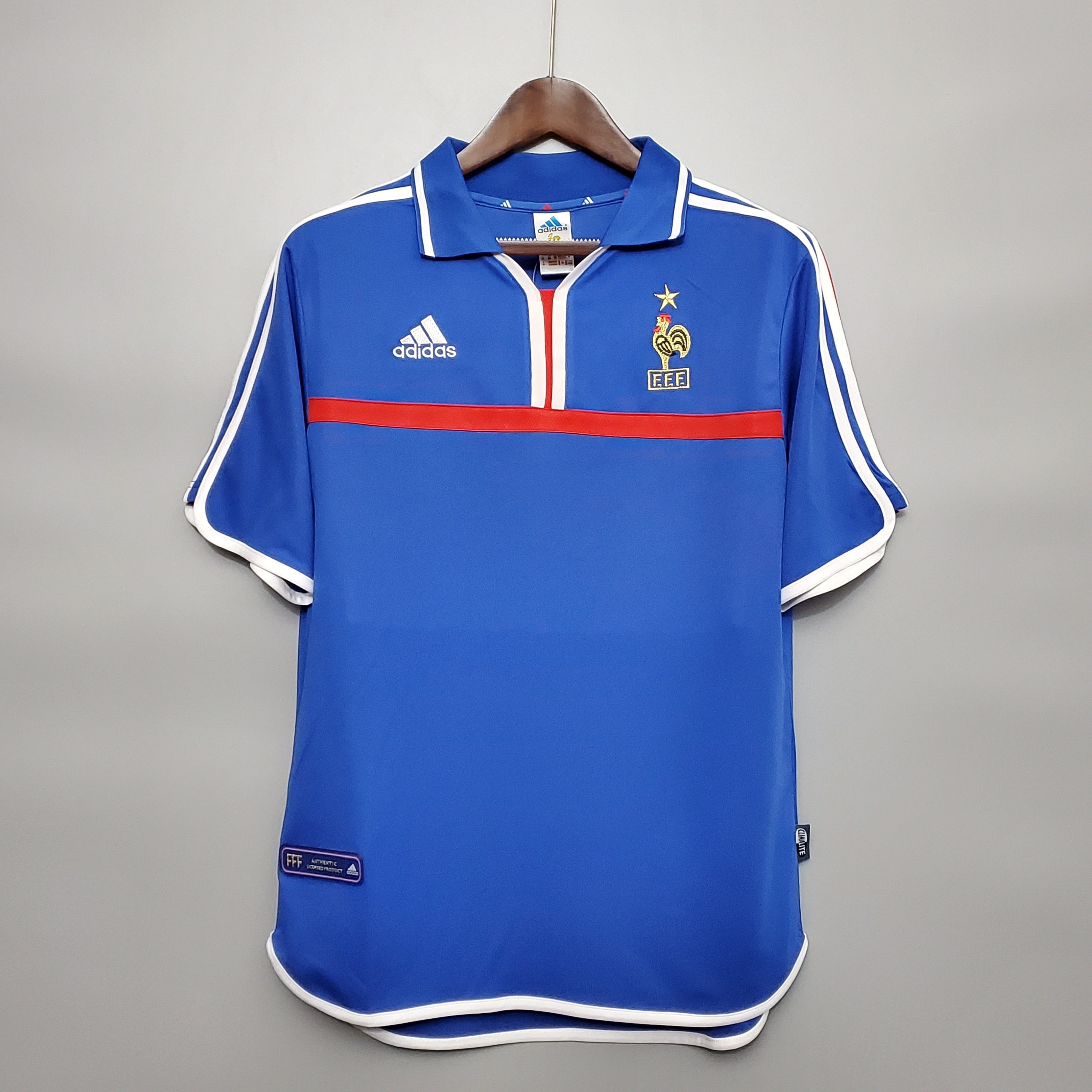 France Zidane Retro 2000 Home Jersey
