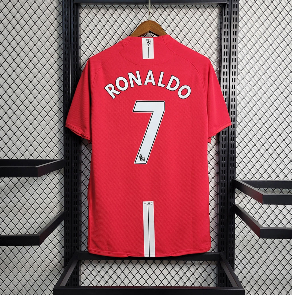 Manchester Ronaldo Retro 2007 Home Jersey