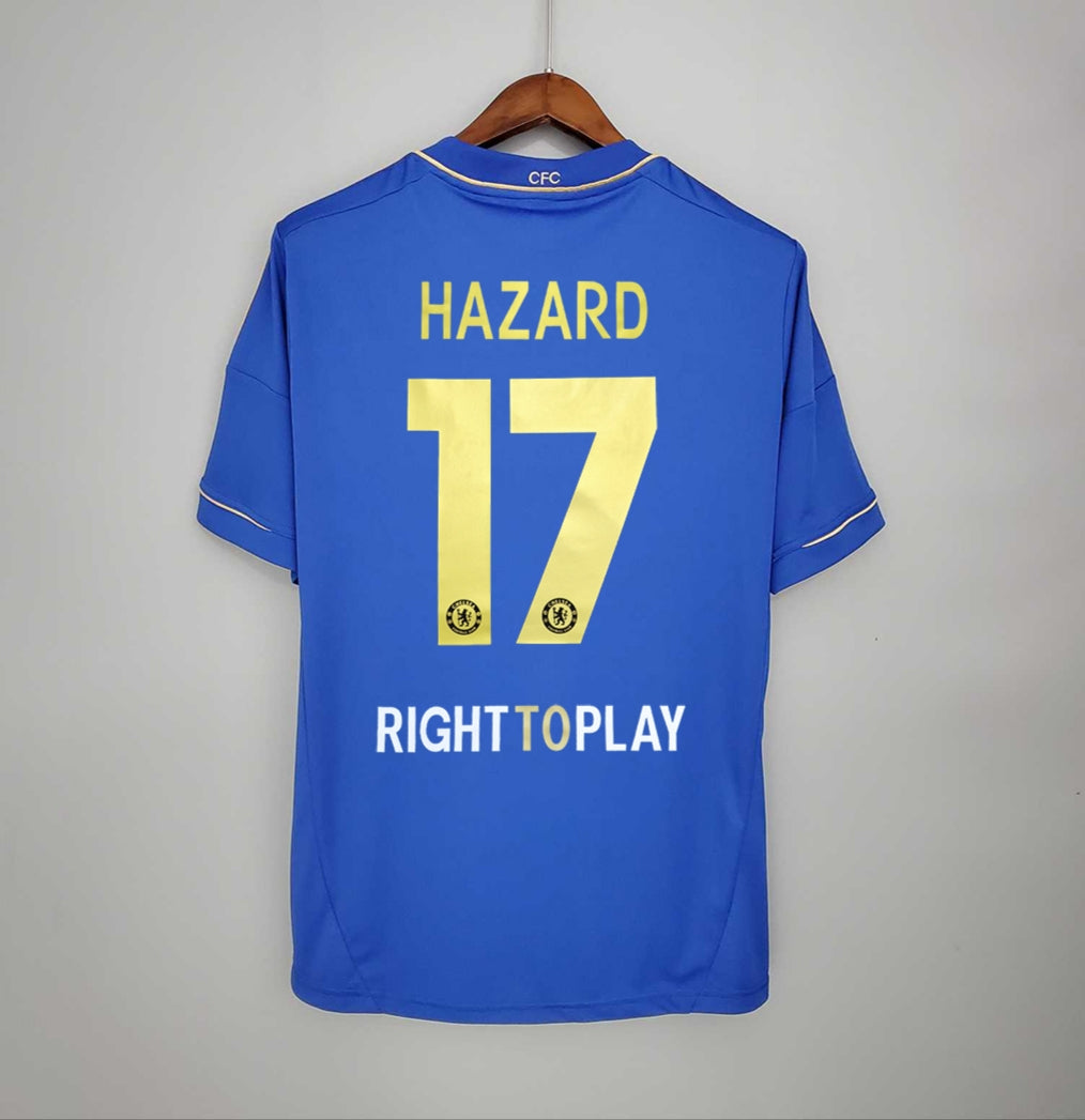 Chelsea Hazard Retro 2012-2013 Home Jersey
