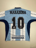 2001 Argentina Fila Homenaje a Diego Maradona Tribute Shirt #10 Testimonial Jersey M size