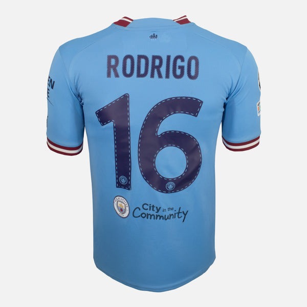 Manchester Rodri 2022-2023 Home Jersey Final