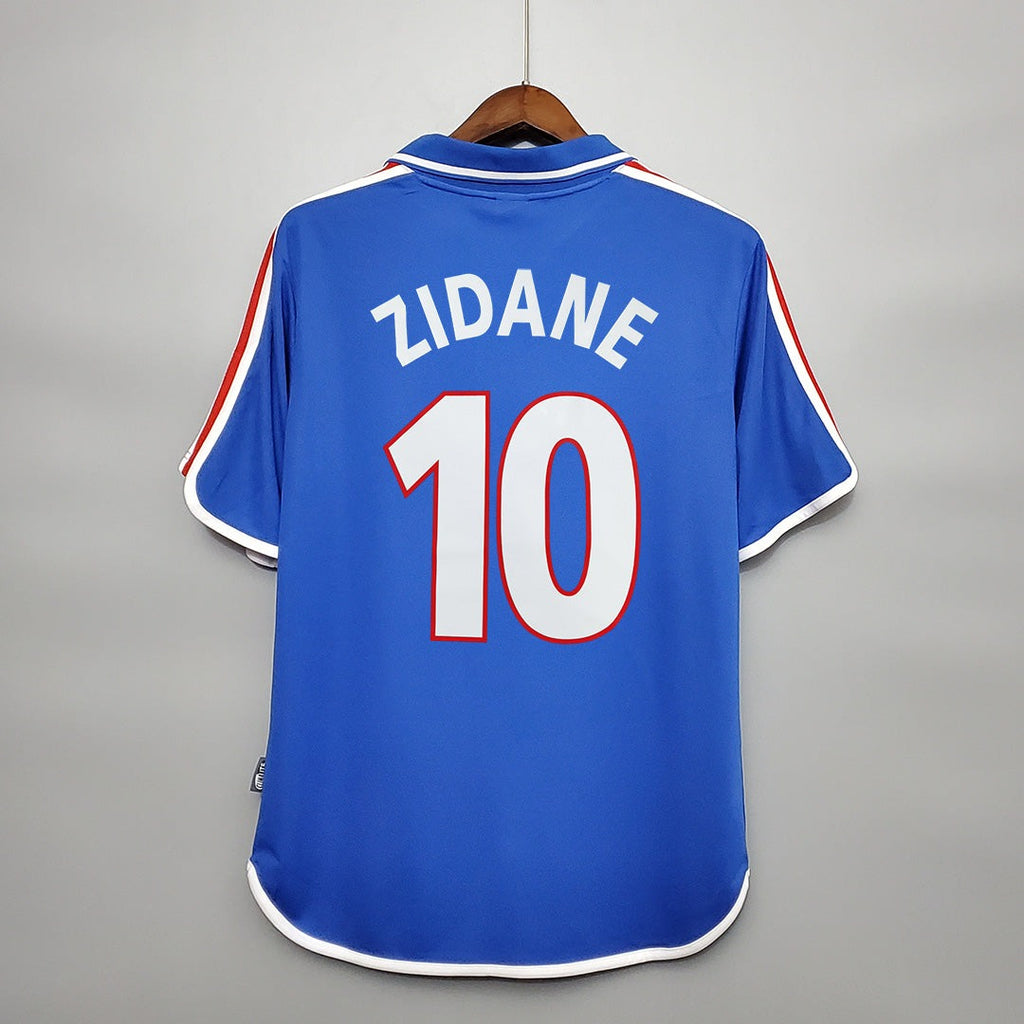 France Zidane Retro 2000 Home Jersey